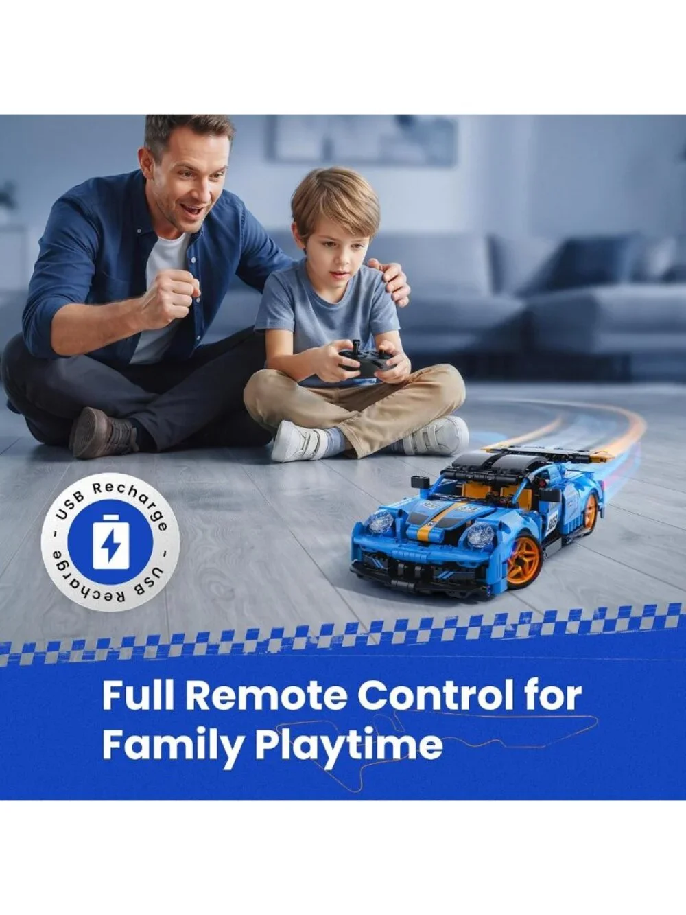 STEM Remote Control Car Robot Building Kit - Perfect Gift for Boys 8